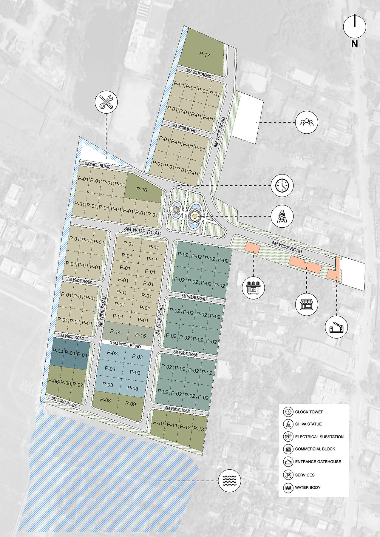 Gayatri Enclave site plan